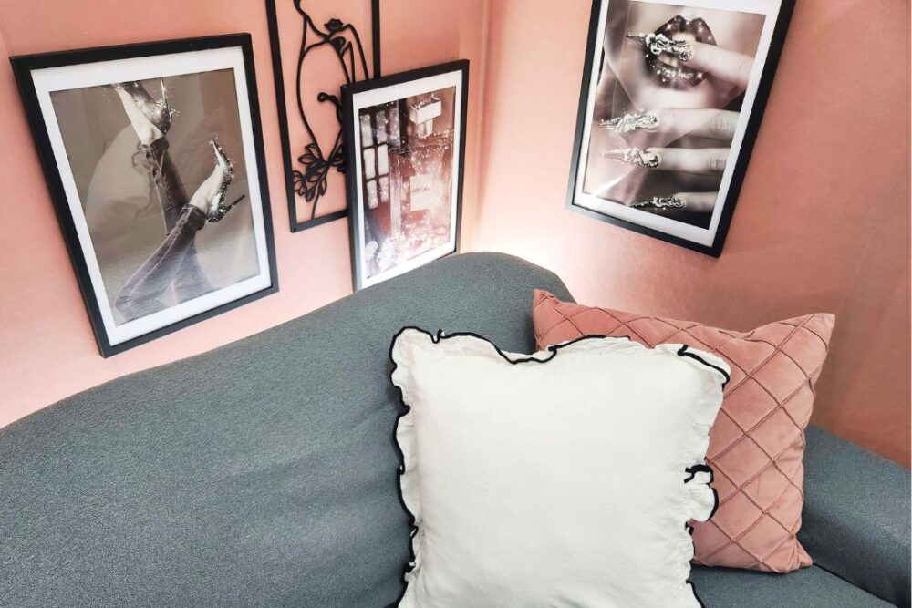 ピンクのルーム